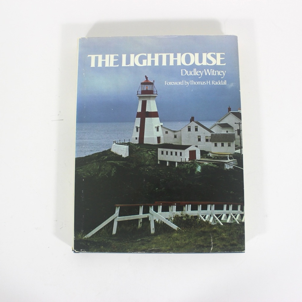 1975 The Lighthouse Book Hardcover Hard Cover, Gift for Him Her Dad Boat Lover